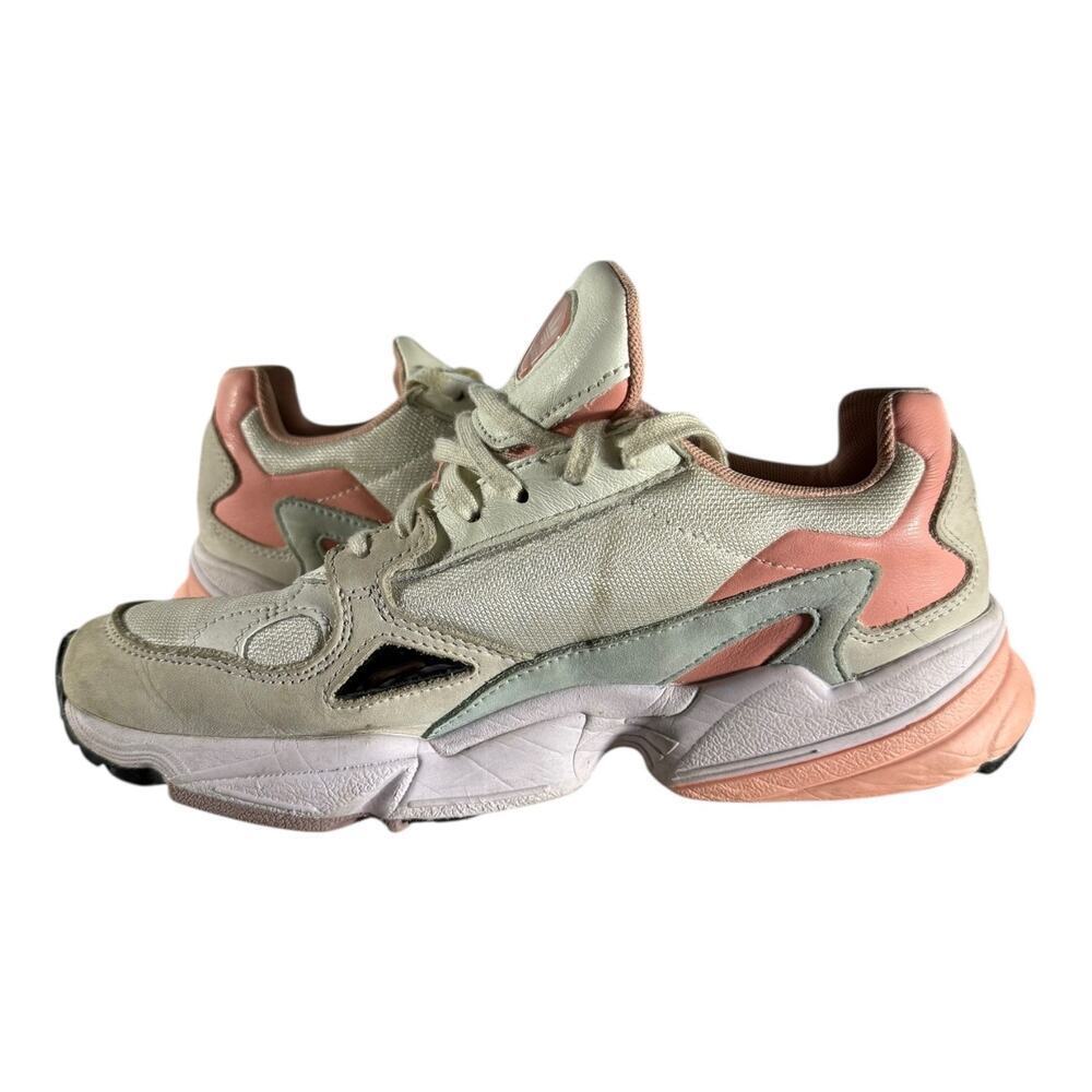 Adidas Falcon Running Sneakers Multicolor Lace Up Low EG2858 Women’s Size 9 - Picture 6 of 9